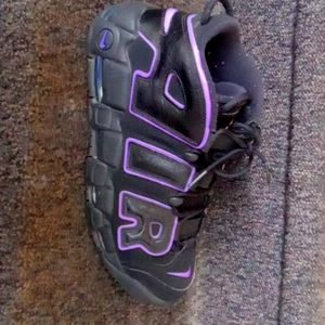Black and purple nikes size 11
